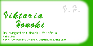 viktoria homoki business card