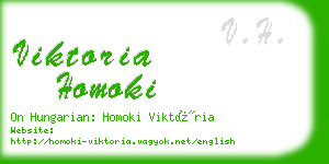 viktoria homoki business card